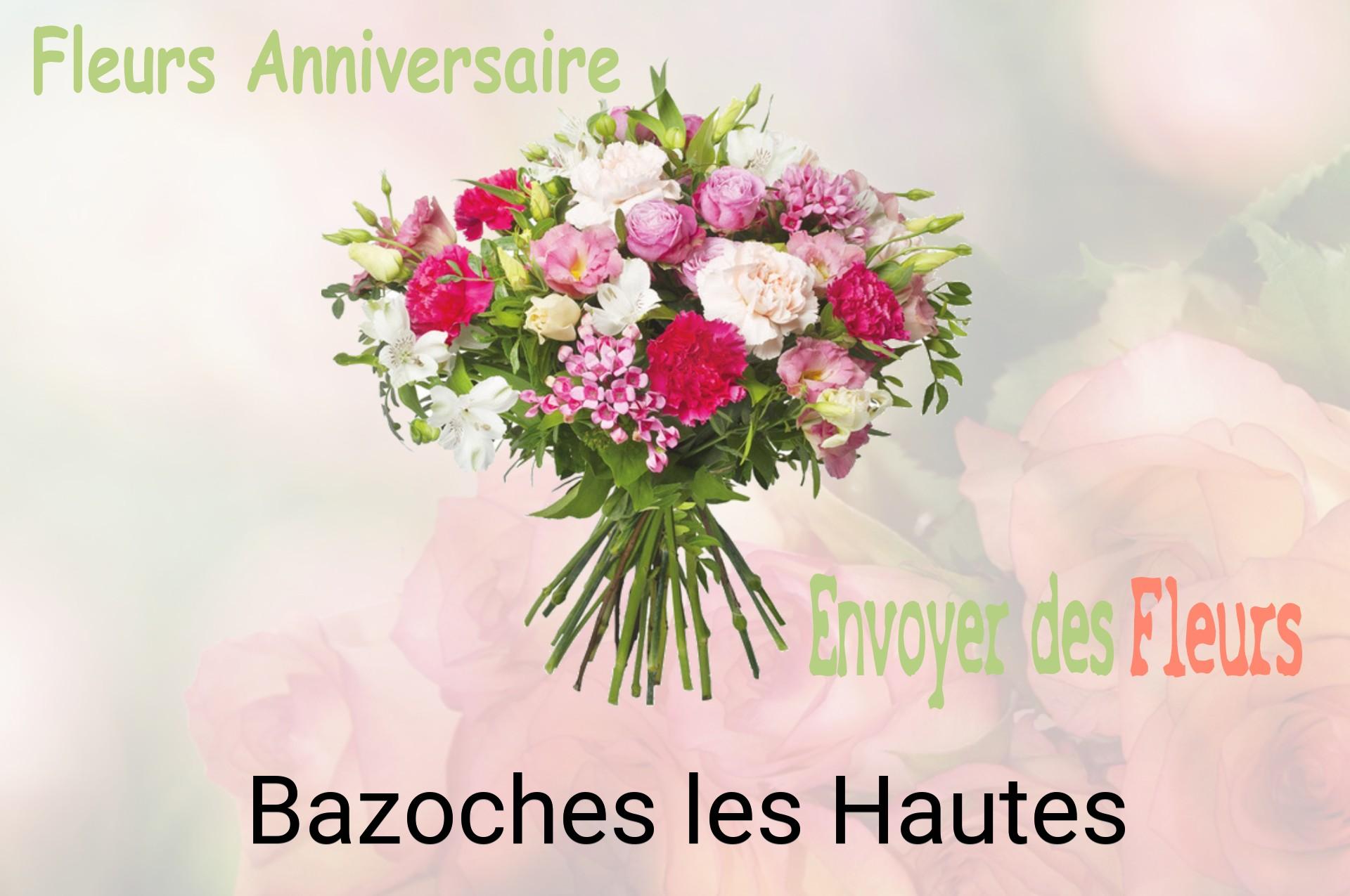 Bouquet de fleurs d’anniversaire livré à Bazoches-les-Hautes