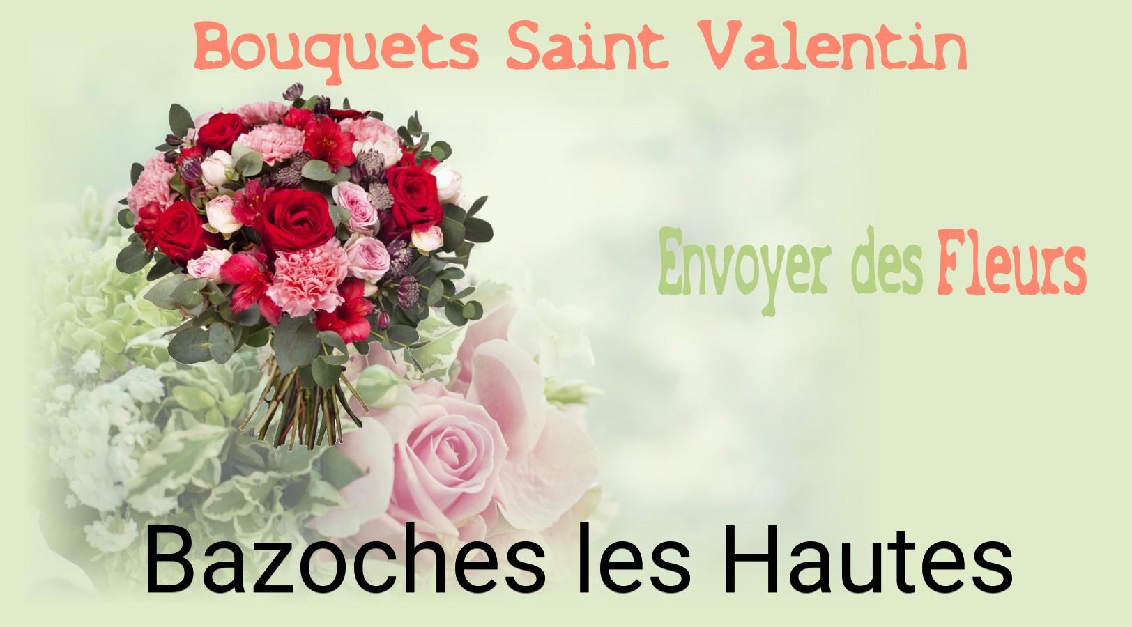 Roses de Saint-Valentin livrées à Bazoches-les-Hautes
